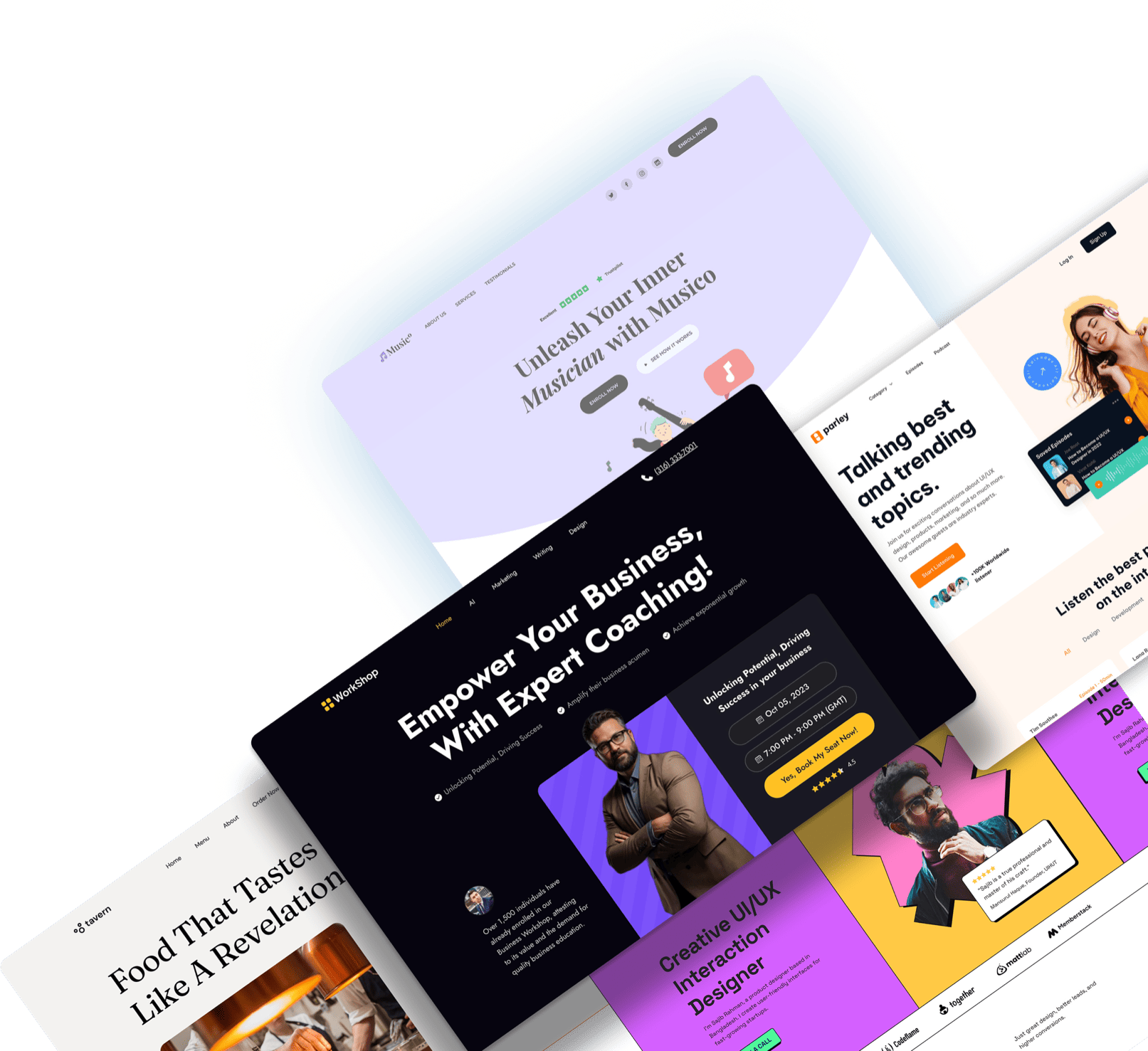 Stunning Templates, Built for Mobile Excellence